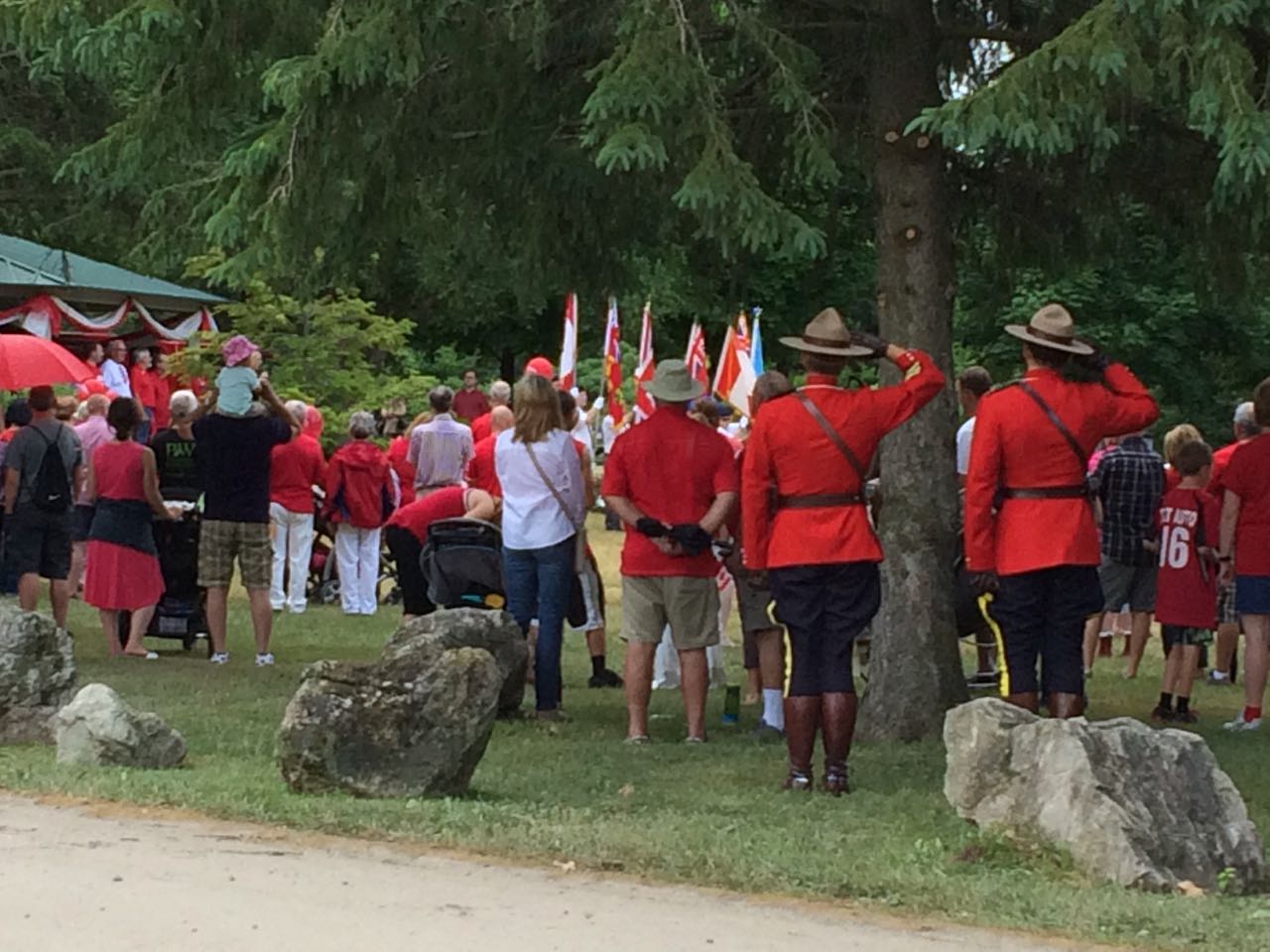 mounties canada day
