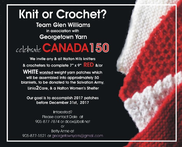 Knit or Crochet to celebrate Canada 150